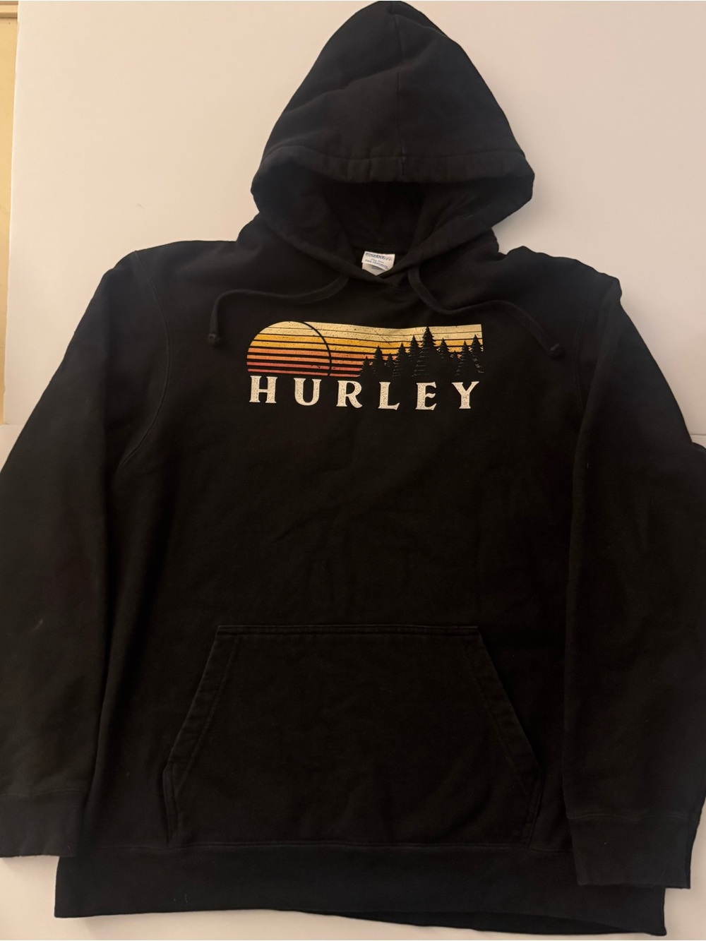 Kids Black Hooded Sweatshirt